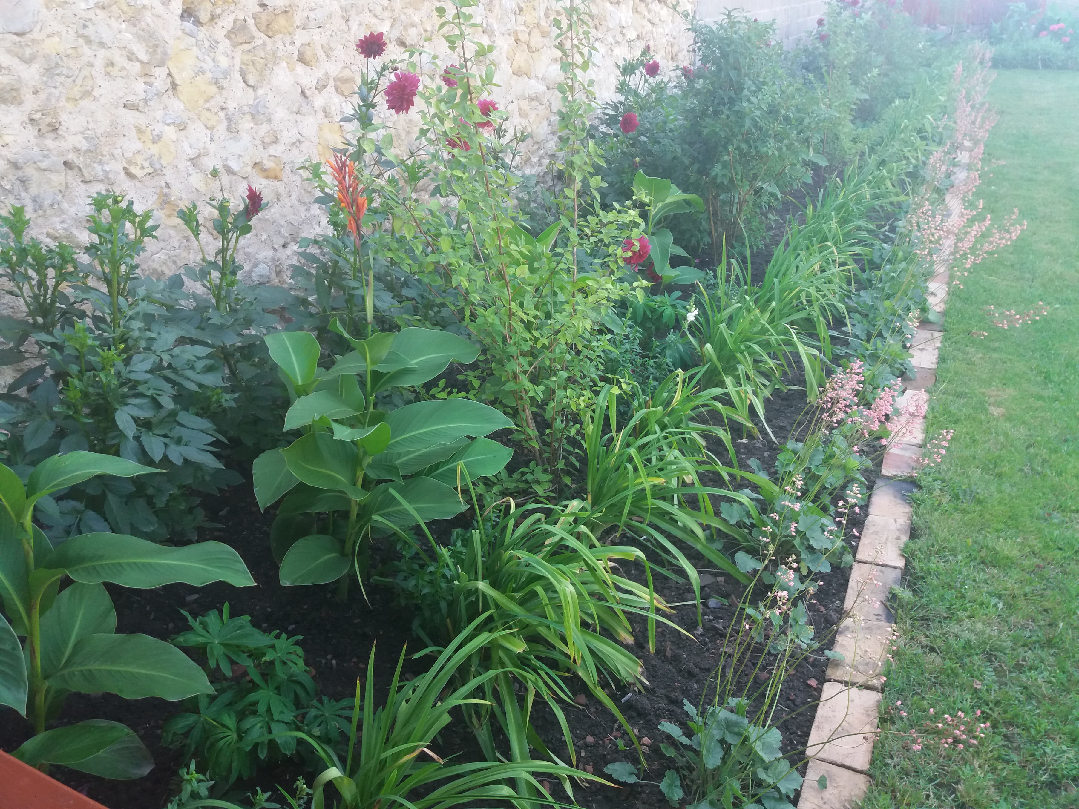 Wiejska rabata o poranku