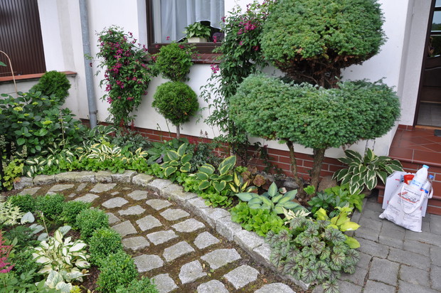 Przed domem też kolekcja host :)