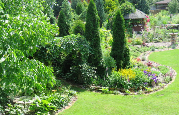 Przejście do sadu i ogrodu warzywnego 