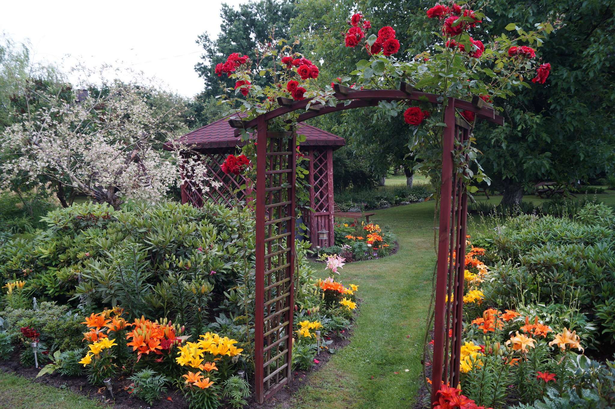 Krolowa kwiatow wprowadza nas do ogrodu