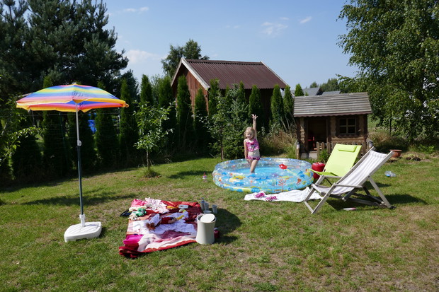 Lato sprzyjało relaksowi w ogrodzie