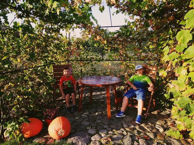 odpoczynek w altance :) 