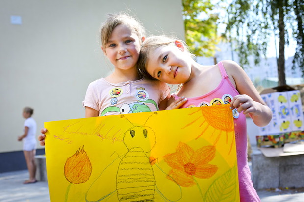 Efekty zajęć plastycznych dla dzieci.