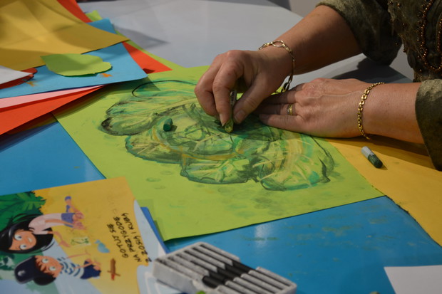 Firma Vilmorin na swoim stoisku zorganizowała warsztaty plastyczno-edukacyjne. Dzieci i dorośli bawili się jednakowo dobrze i tworzyli małe dziełka sztuki. 