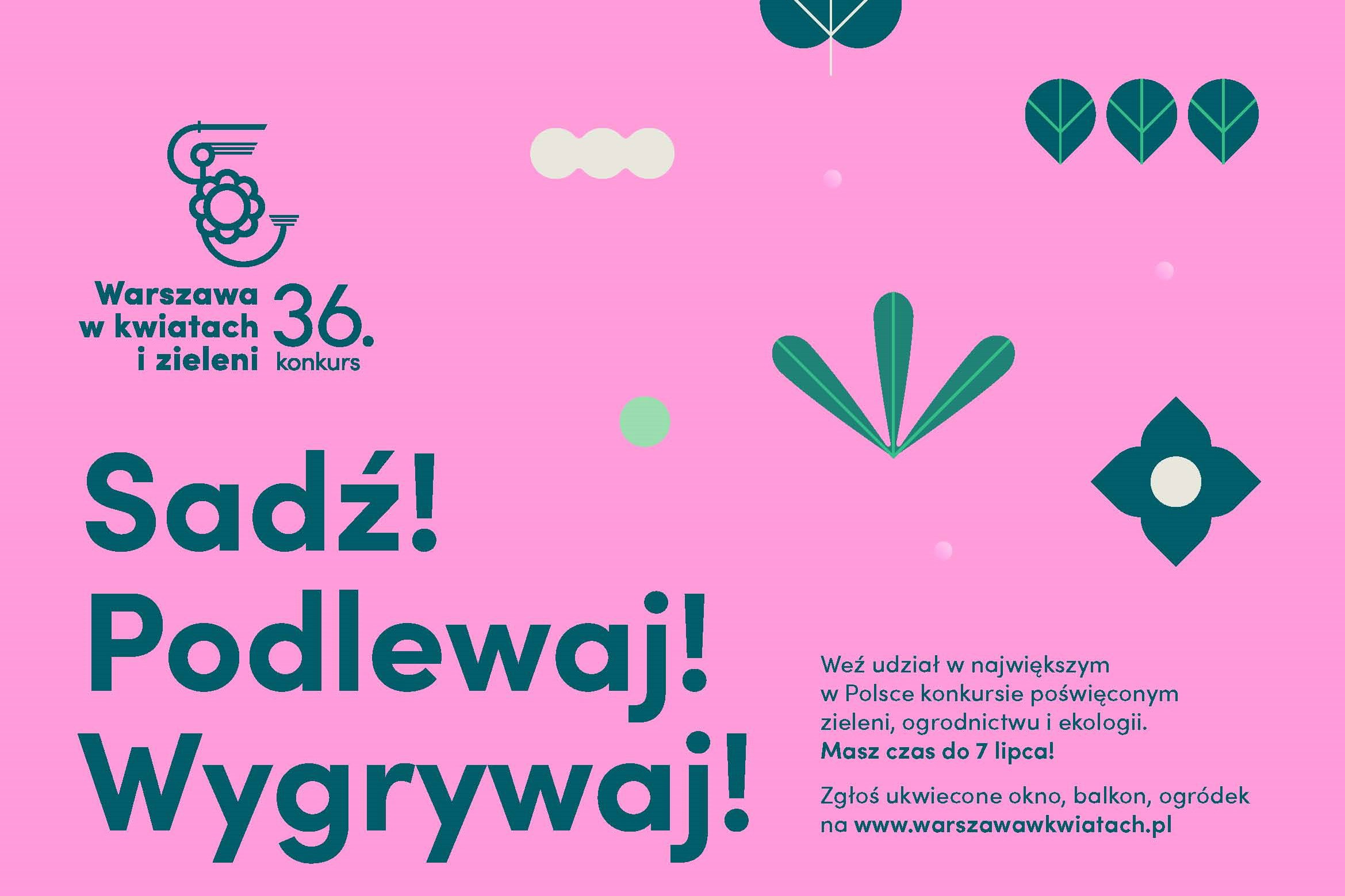 Warszawa w kwiatach i zieleni