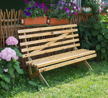 własnoręcznie wykonana ławka