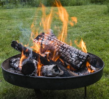 palenisko w ogrodzie