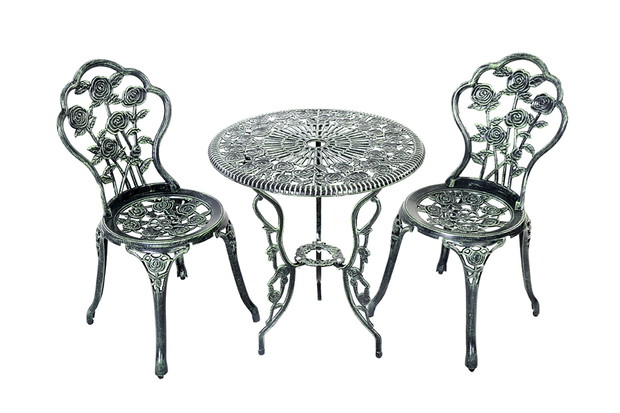 Zestaw mebli ogrodowych odlewnych żeliwno-aluminiowych, Costway