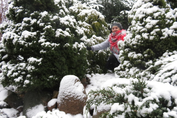 JA w zimowej aranżacji