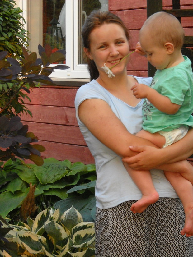 Bratanica z synkiem Avankiem.