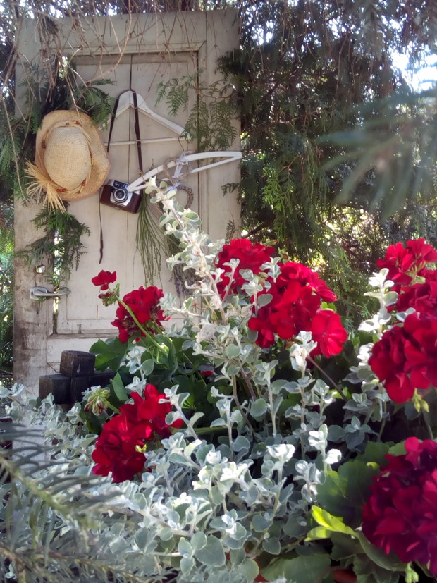 Stare drzwi.Dekoracja.