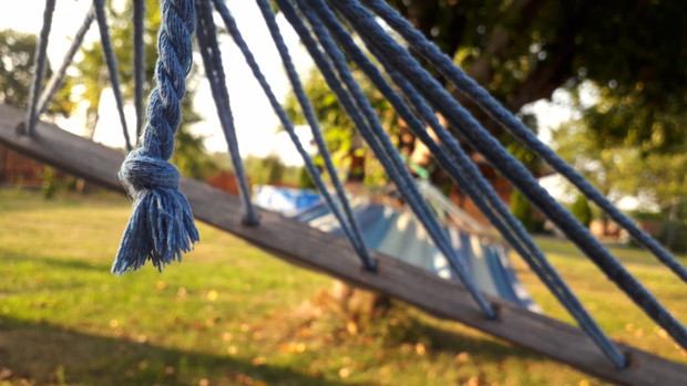 Hamak pod jabłonką