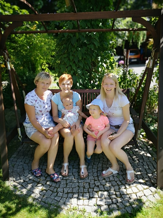 Tu odpoczywamy rodzinnie.