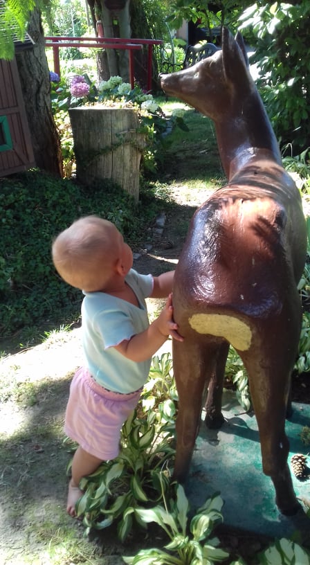 Ulubiony zakatek wnusi.