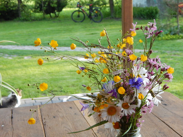 Na tarasie pod domem