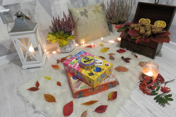 Jesienny relaks przy grach planszowych