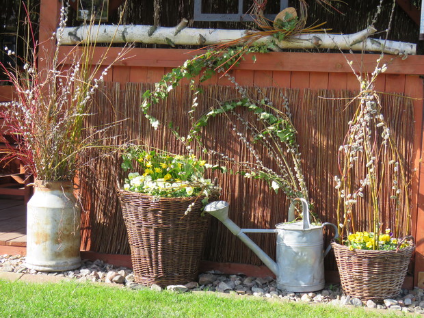 dekoracje przy altance