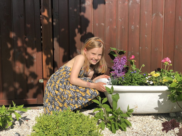 wanna pełna kwiatów