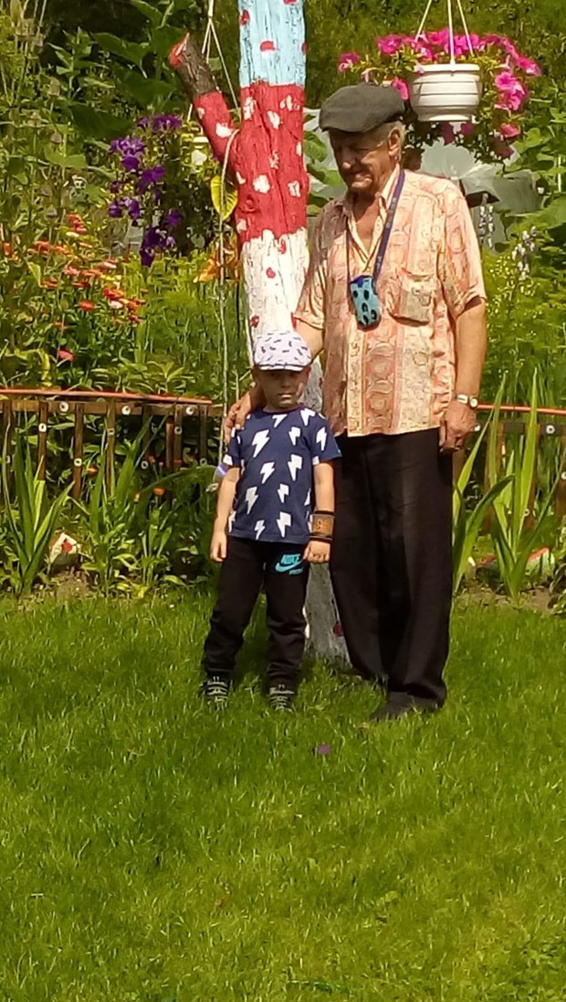 Pradziadek Stefan i Jaś