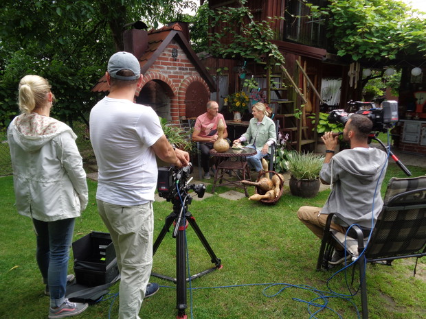 Spotkanie z Maja w ogrodzie