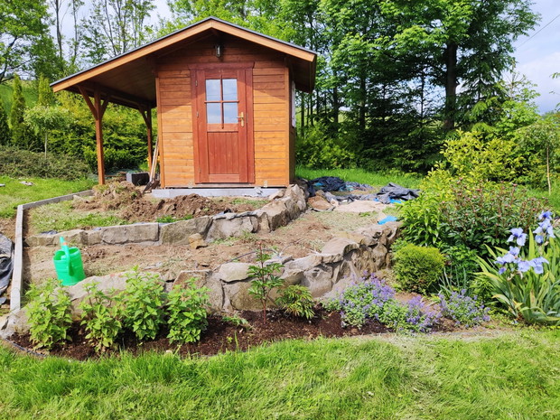 Domek podczas budowy