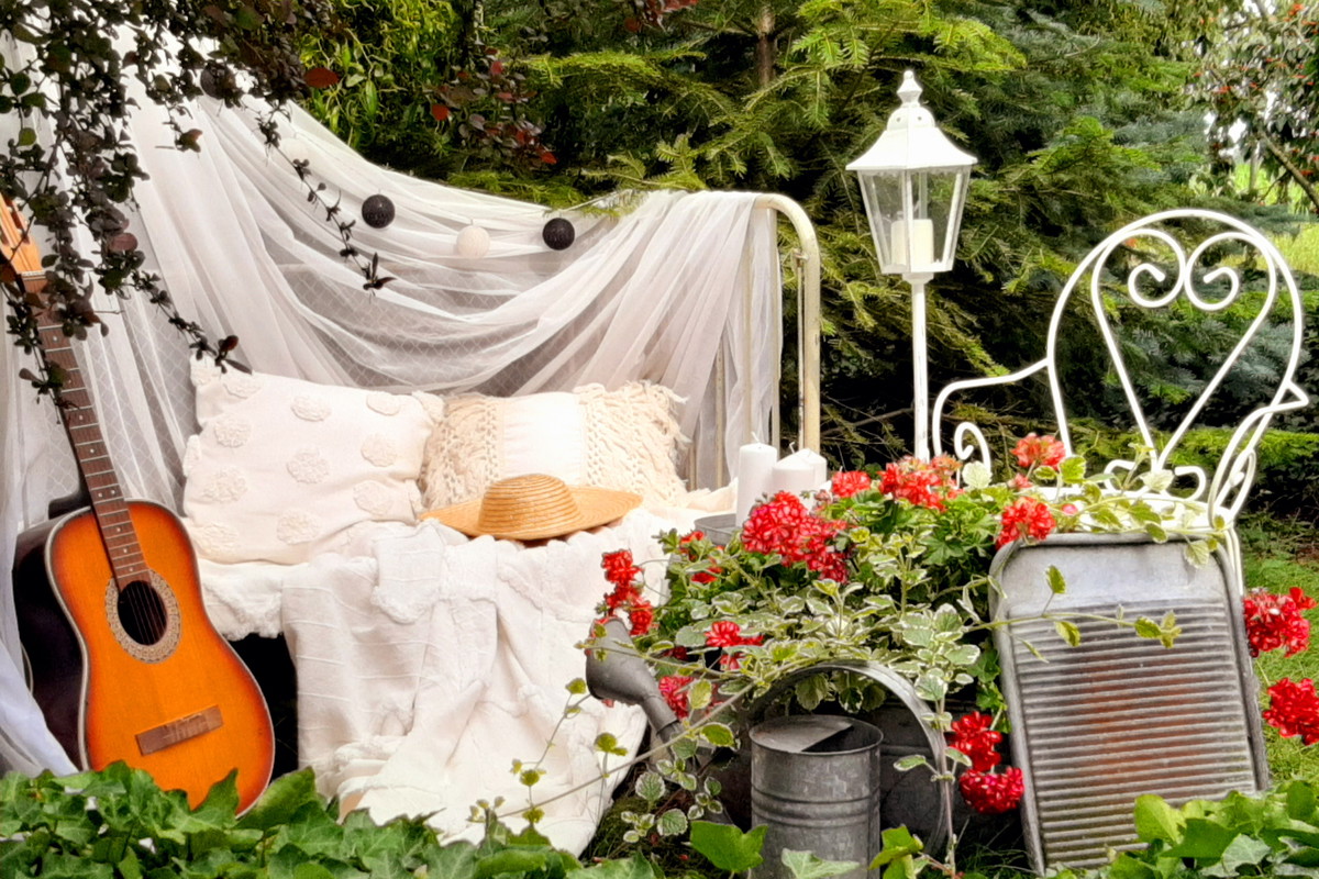 Kącik wypoczynkowy.