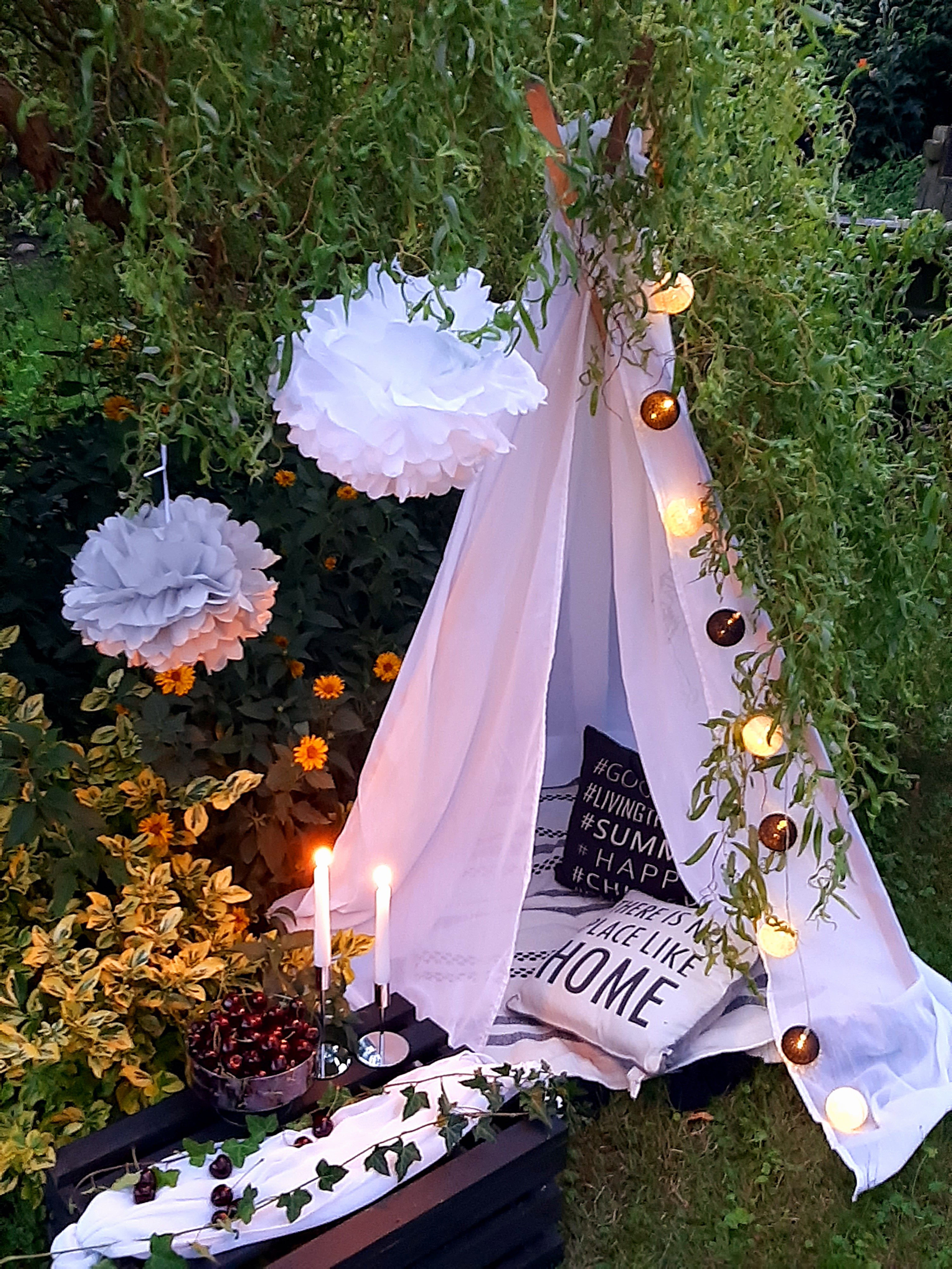 Wigwam mego wykonania.