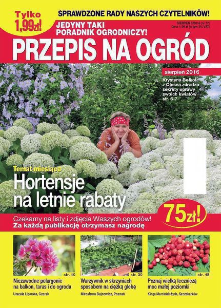 Przepis na Ogród 8/2016