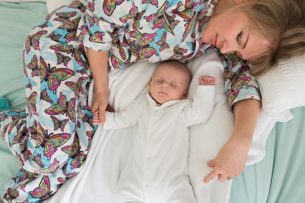 sleeping with baby