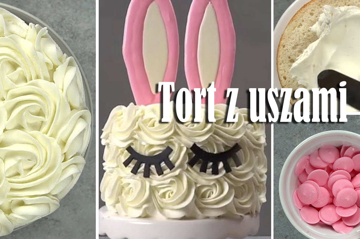 Tort z uszami króliczka