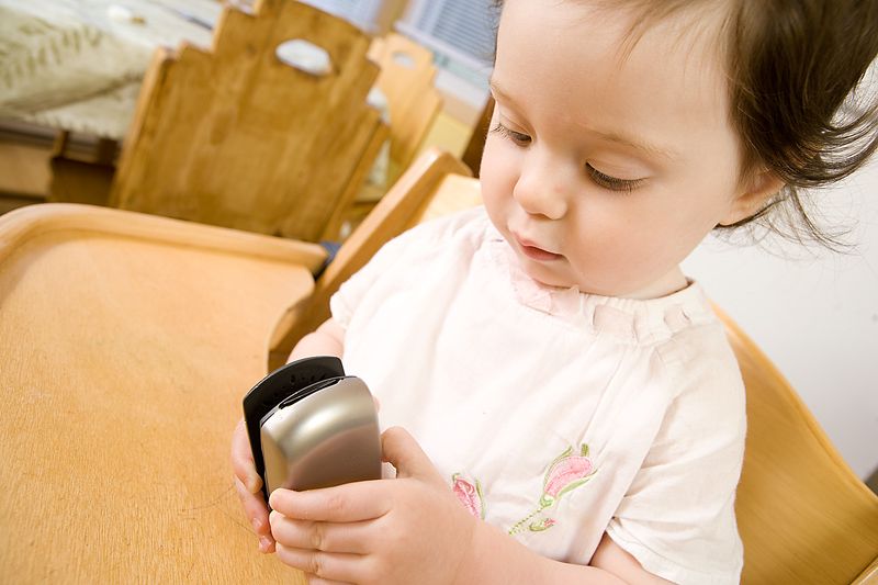 dziecko, telefon