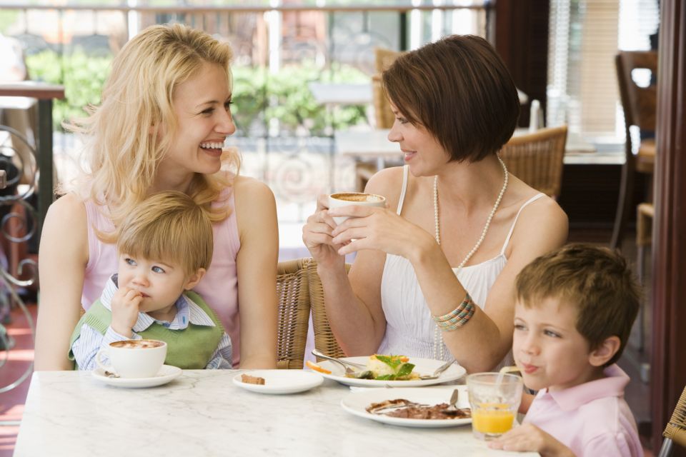 mama, restauracja, dziecko
