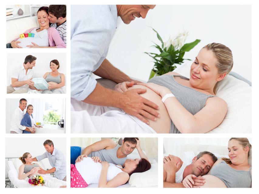 mężczyzna, kobieta, mama, tata, ciąża
