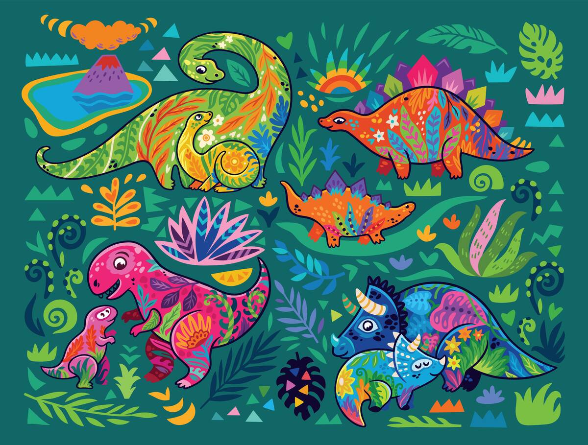 dinozaury kolorowanki