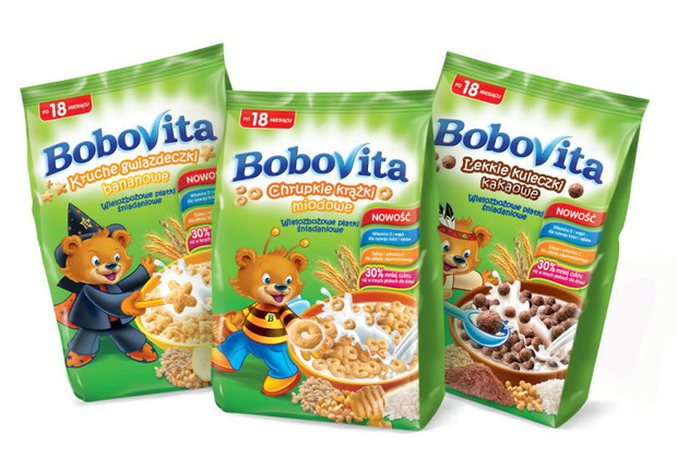 BoboVita oferuje pierwsze płatki śniadaniowe dla dzieci