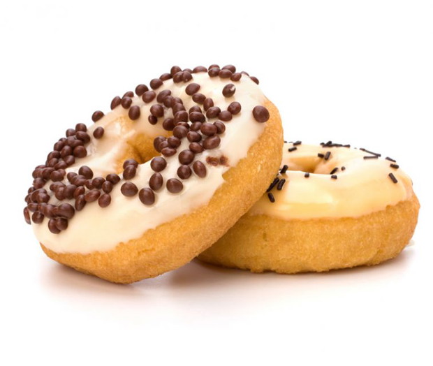 Pączki z lukrem i posypką