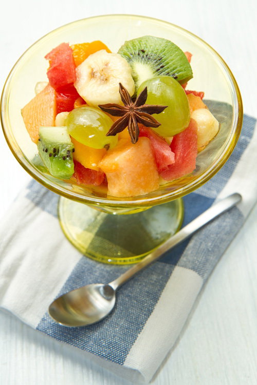 gruszka, gruszki, kiwi, arbuz, melon, sałatka owocowa, sałatka, owoce