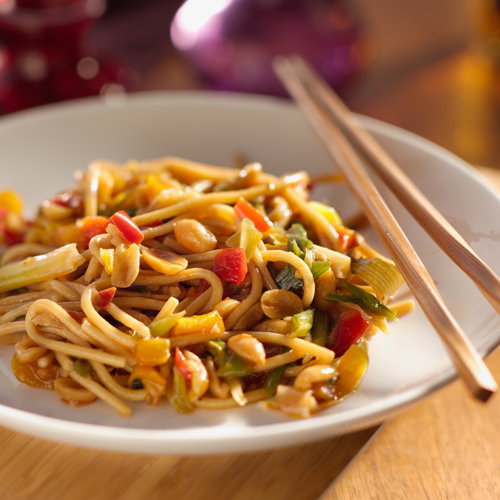 makaron z selerem, spagetti z warzywami, przepis na selera, przepis na spagetti