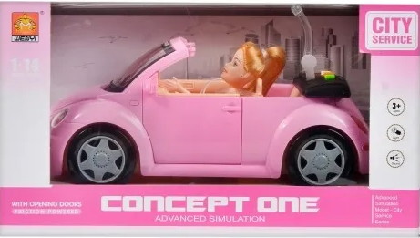 Autko dla lalki Barbie, marzenie niemalże każdej dziewczynki
