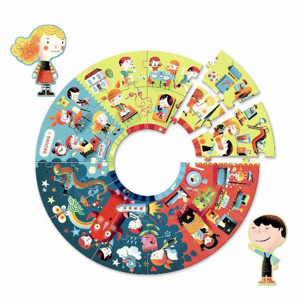puzzle pory dnia Djeco