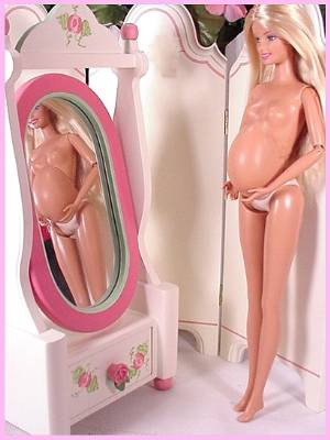 Ciężarna Barbie