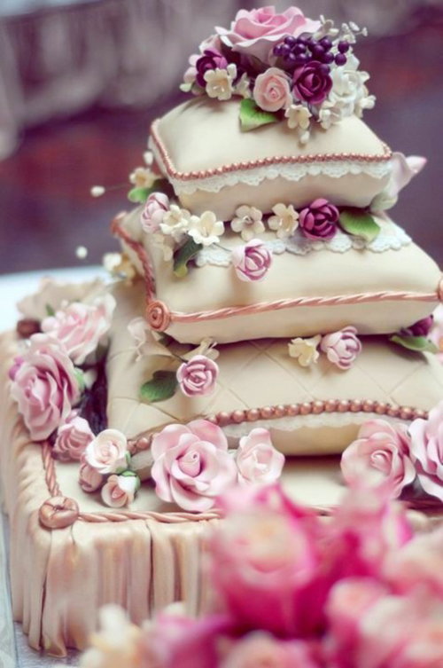 Kwiatowy tort