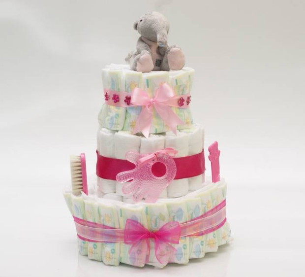 Tort pieluszkowy na baby shower