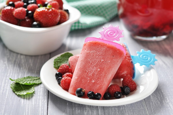 Lody truskawkowe