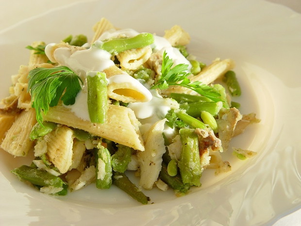 Penne z warzywami
