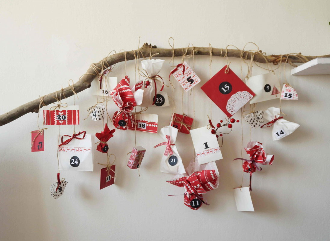 Kalendarz adwentowy dla dziecka DIY