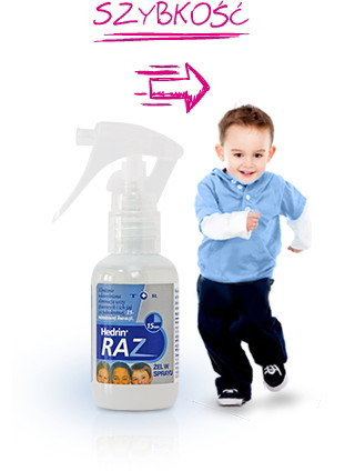 Żel w sprayu Hedrin na wszy