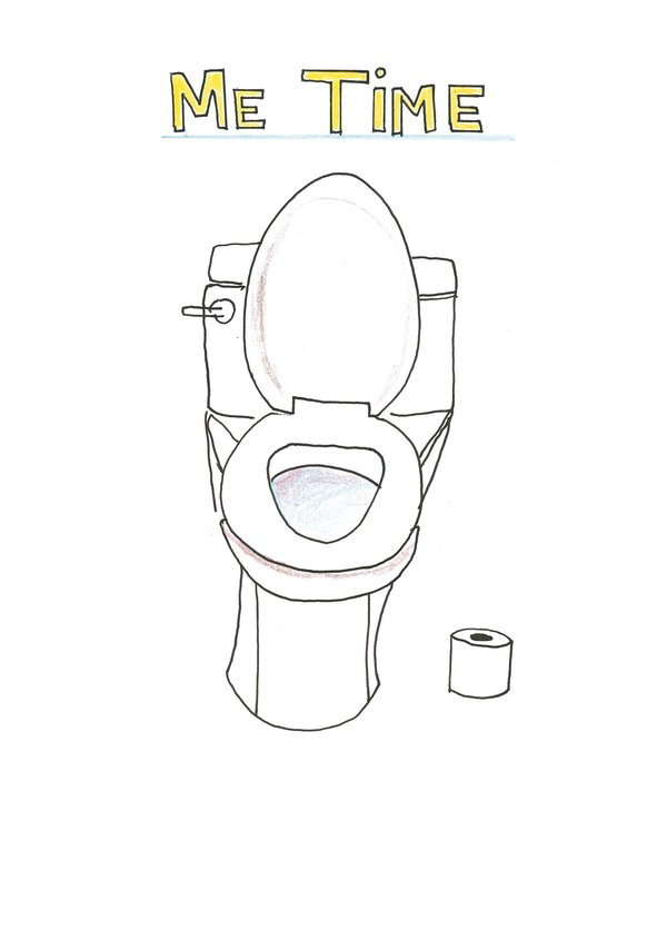Ilustracje obrazujące zabawne aspekty macierzyństwa