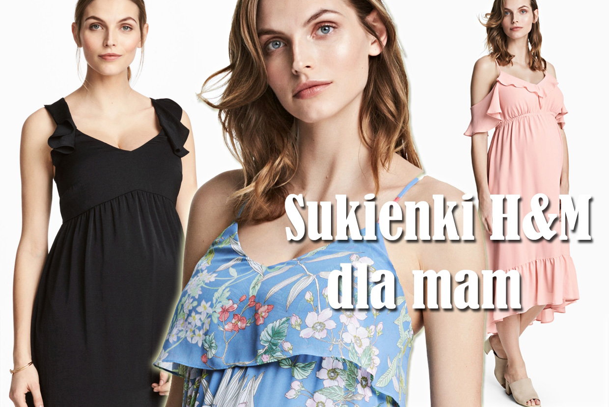 Sukienki ciążowe H&M midi i maksi