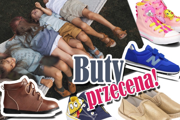 buty i sandały dla dzieci z wyprzedaży wiosna lato 2017